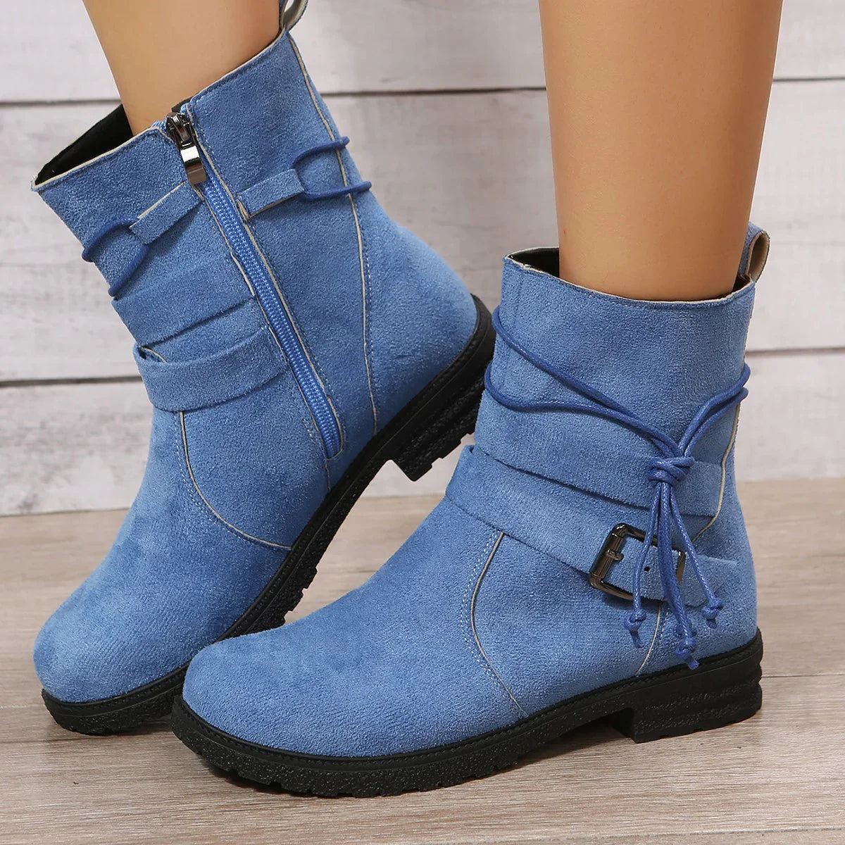 Diana - Suede Ankle Boots