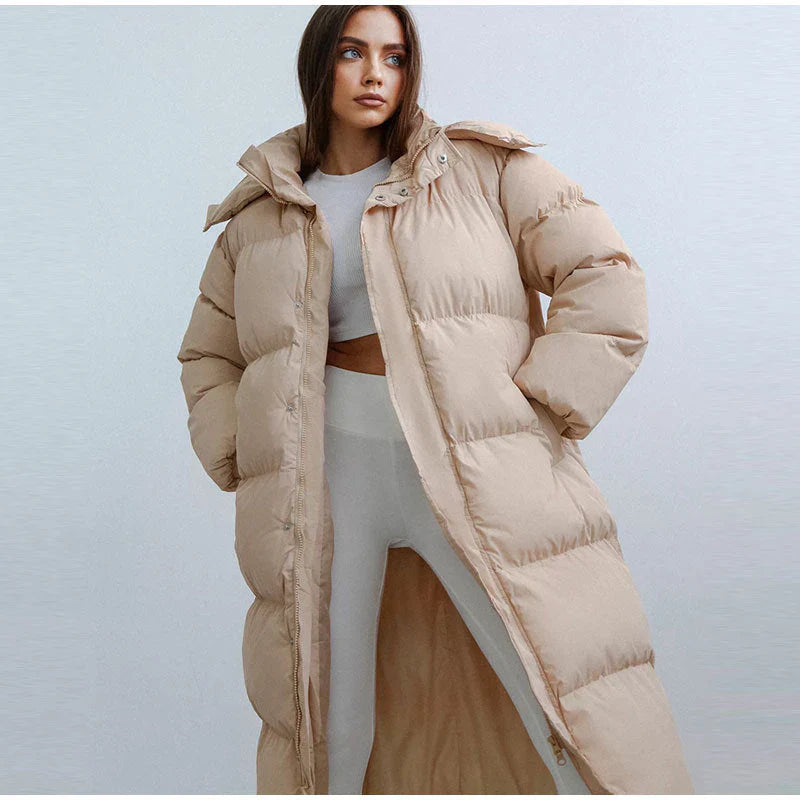 Abigail - Long Padded Winter Coat for Women