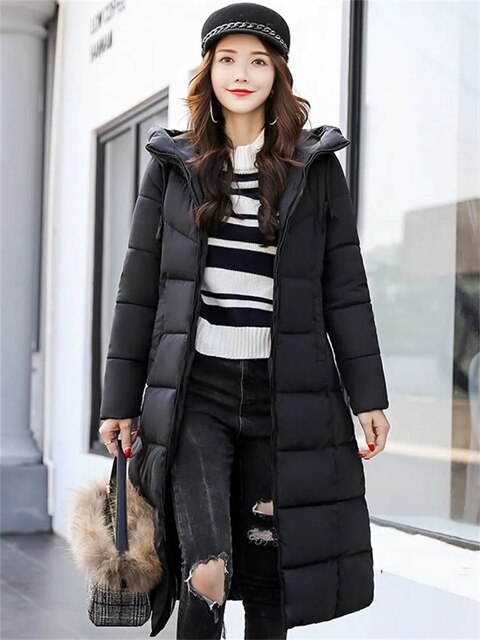 Chic Winter Coat with Hood for Women