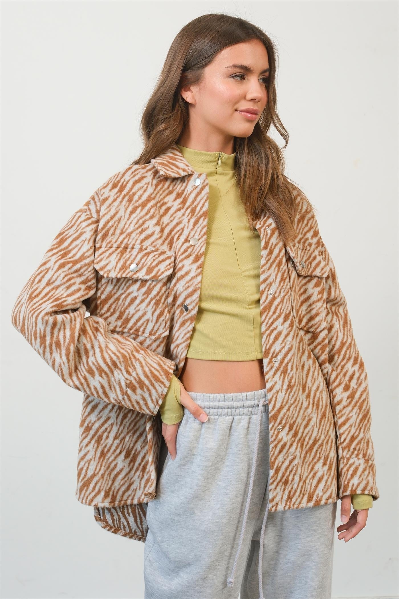 Daisy - Unique Zebra Print Jacket for Women