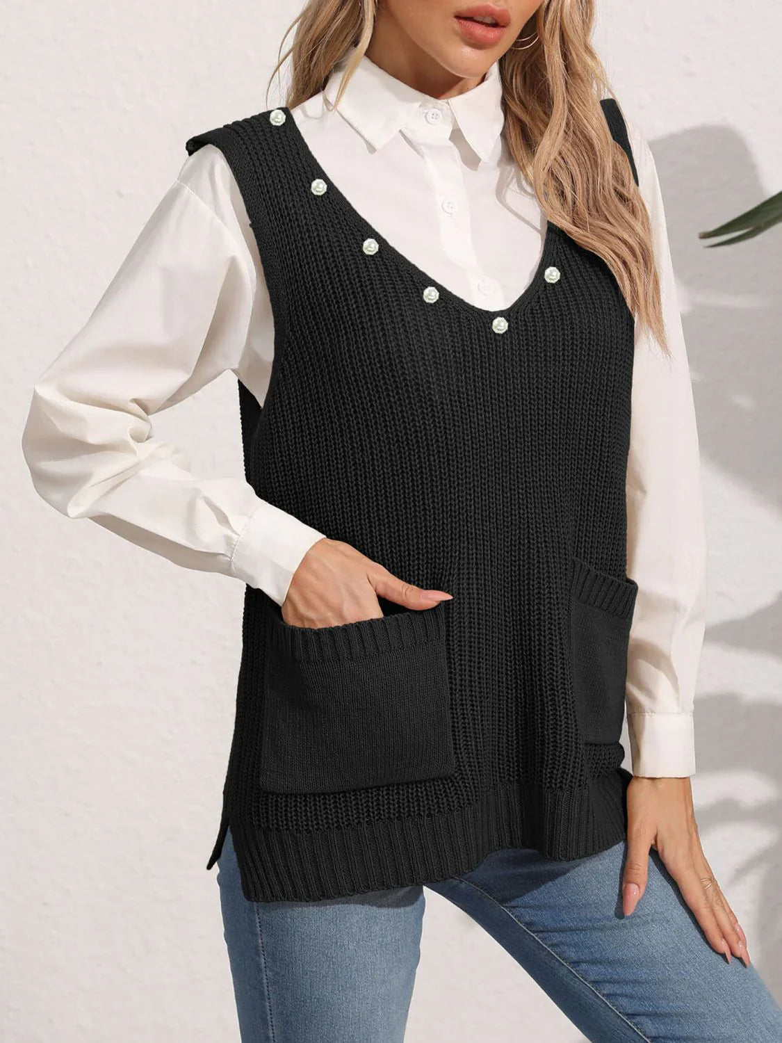 Luna - V-neck Sweater