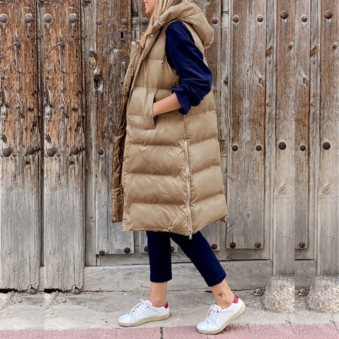 Cécile - Long Winter Coat for Women