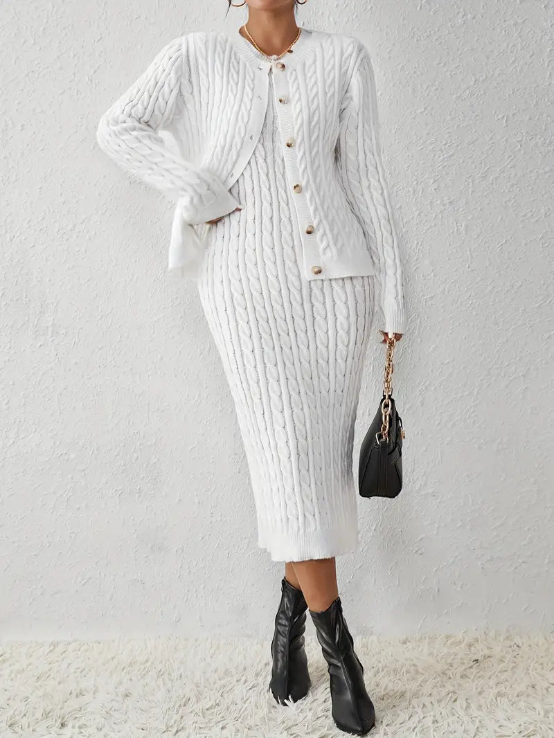 2-Piece Cardigan Set for Women