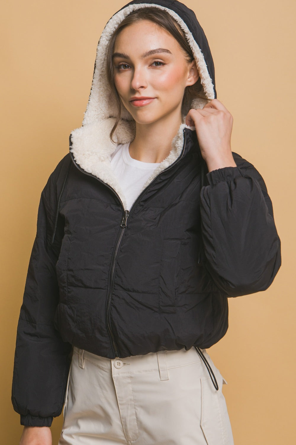 Elvira - Sherpa Women's Winter Coat