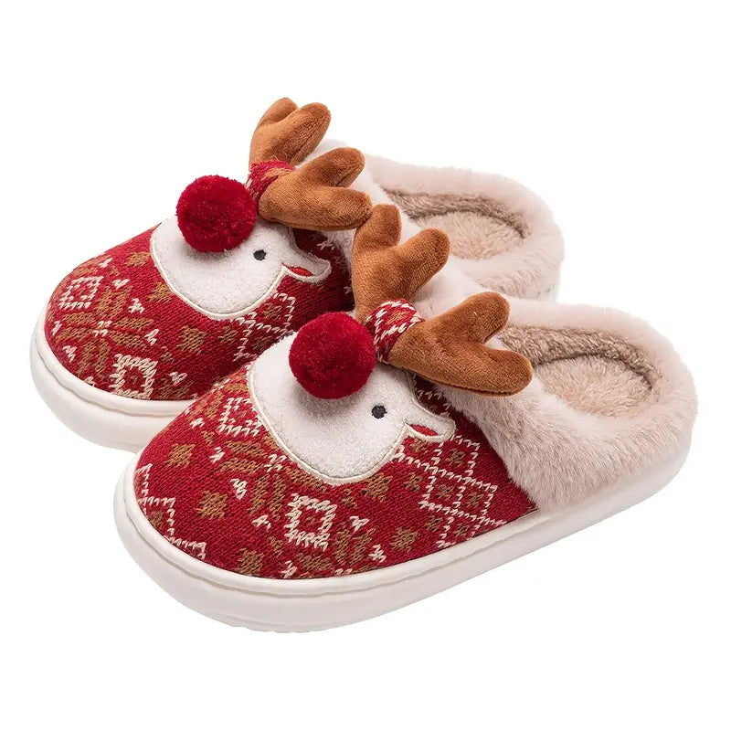 Christmas Reindeer Slippers