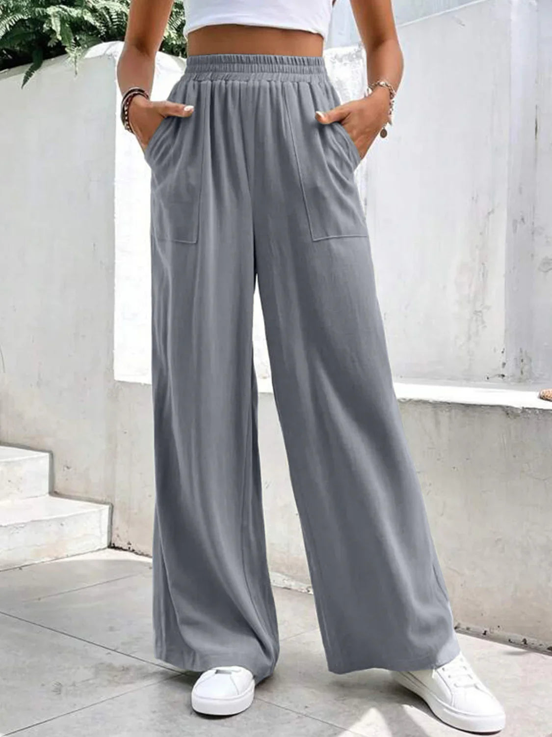 Romy - Stylish Wide Trousers