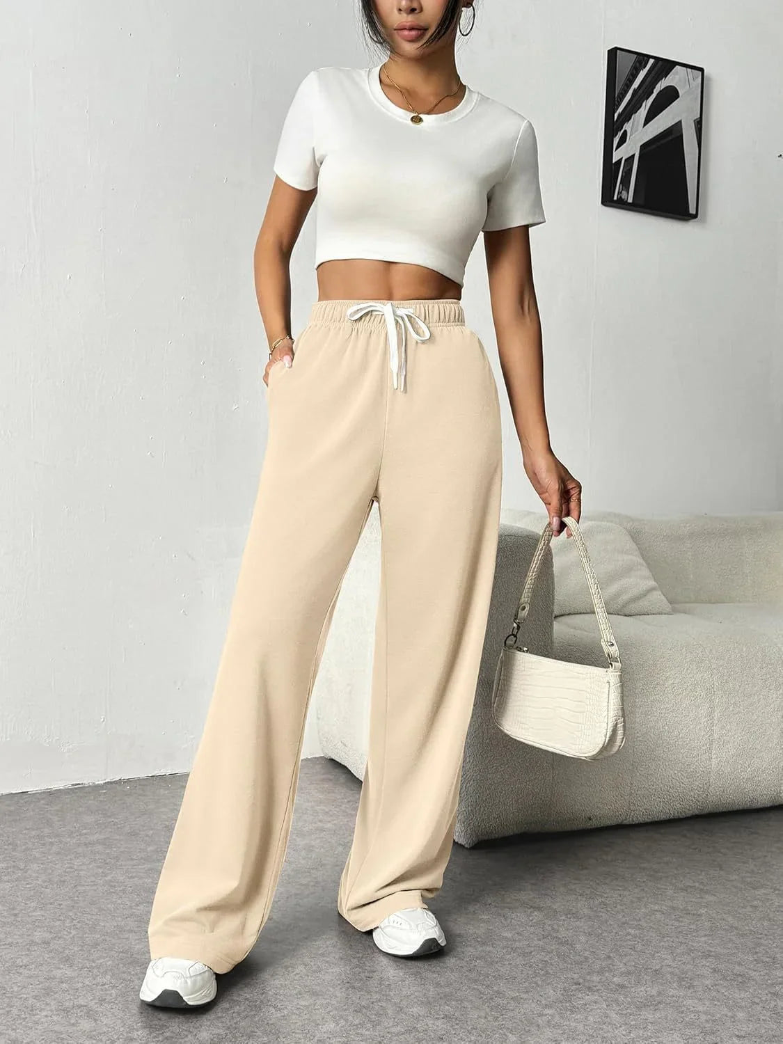 Renate - Stylish Wide-Leg Jogging Trousers