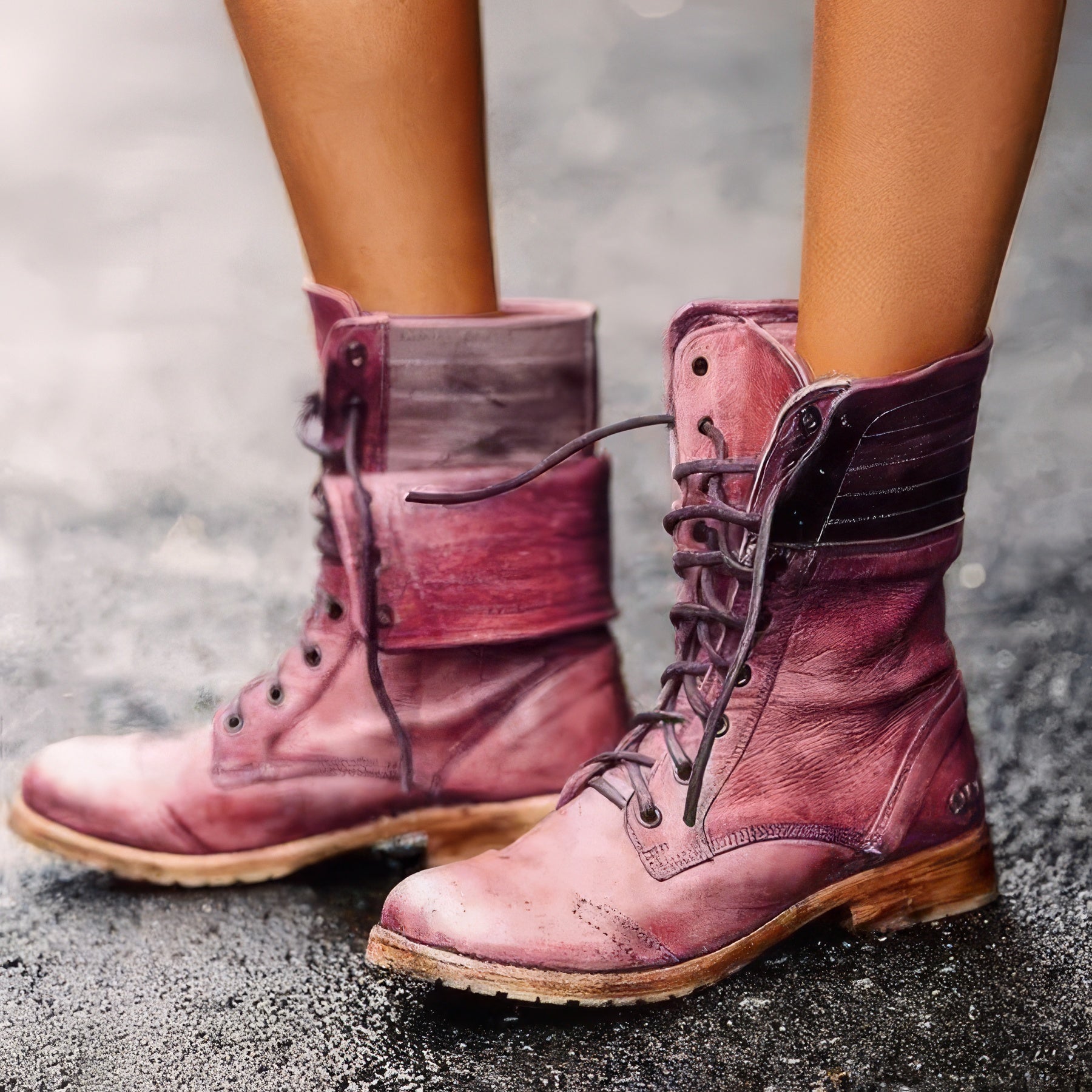 Birgit - Timeless and Cozy Retro Leather Boots