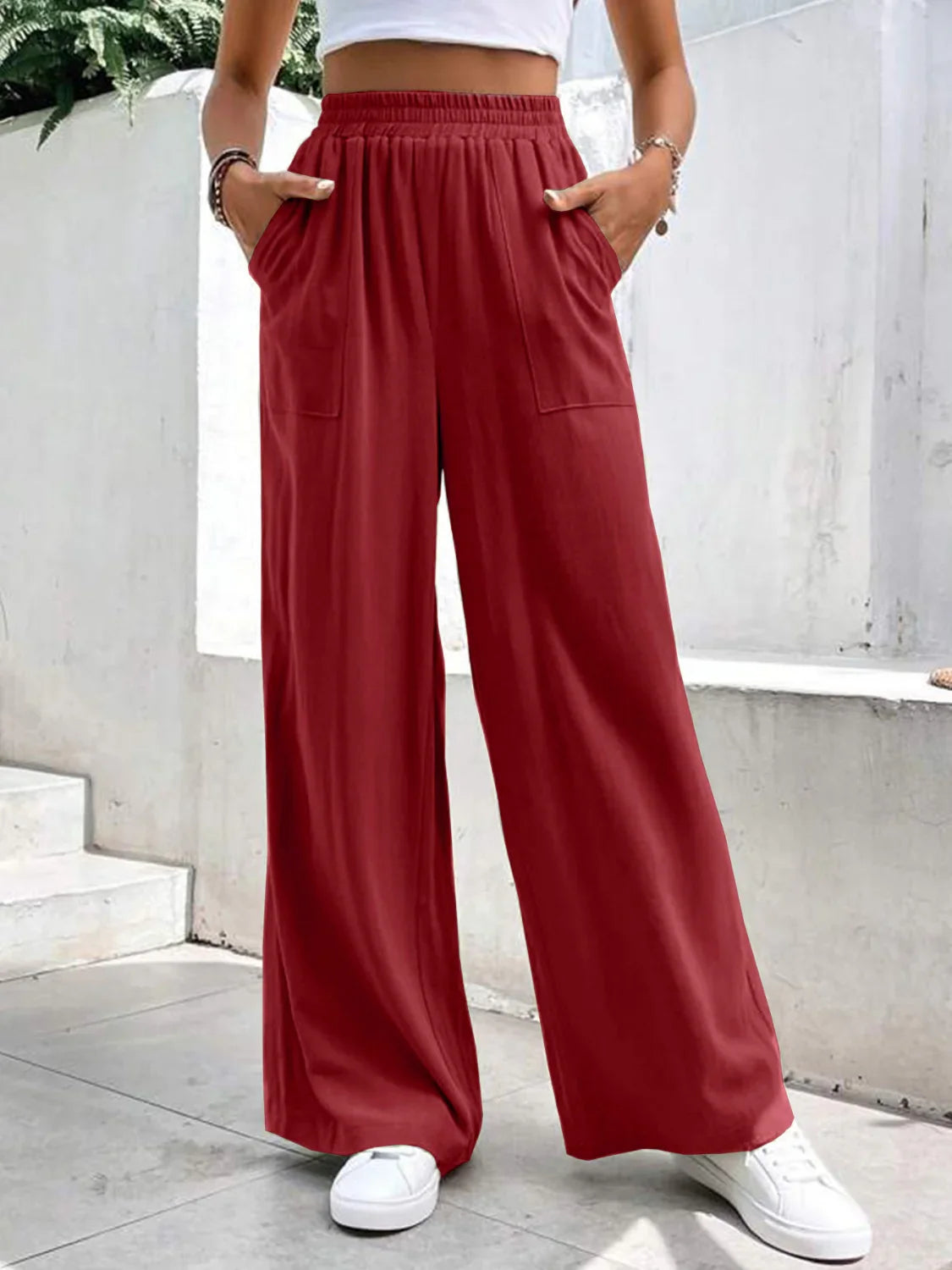 Romy - Stylish Wide Trousers