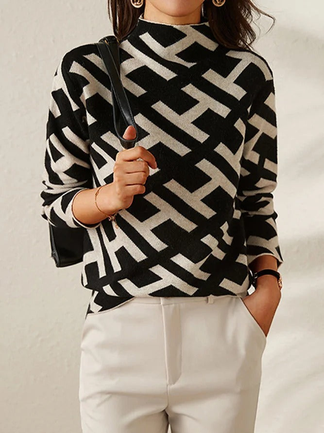 Lissie - Beautiful Geometric Sweater