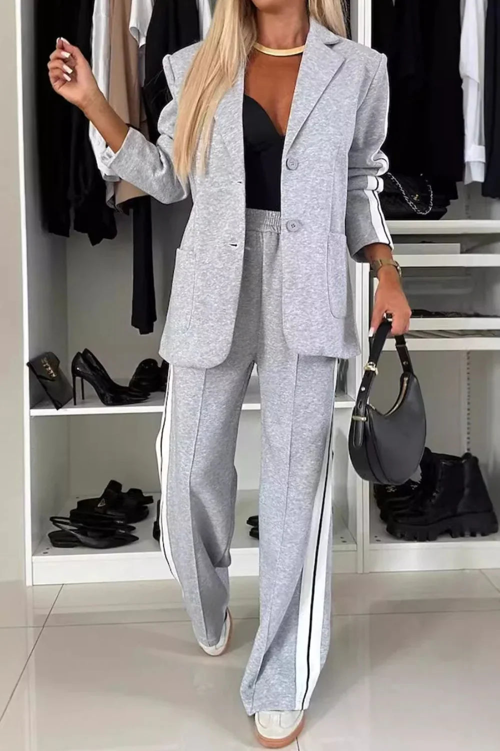 Irena - Stylish 2-Piece Set with Trousers & Blazer