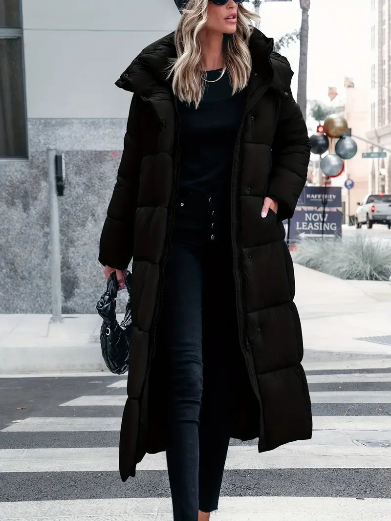 Stylish Long Ladies' Winter Coat