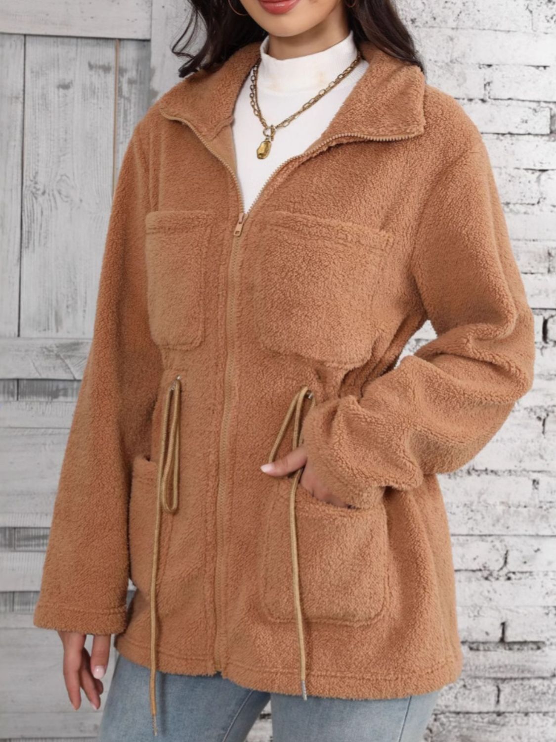 Stylish Teddy Women's Coat