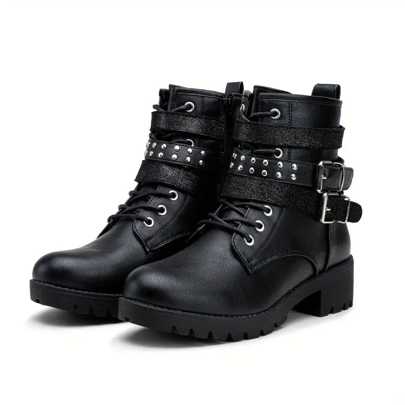 Women's Leather Ankle Boots, Comfortable for All Seasons