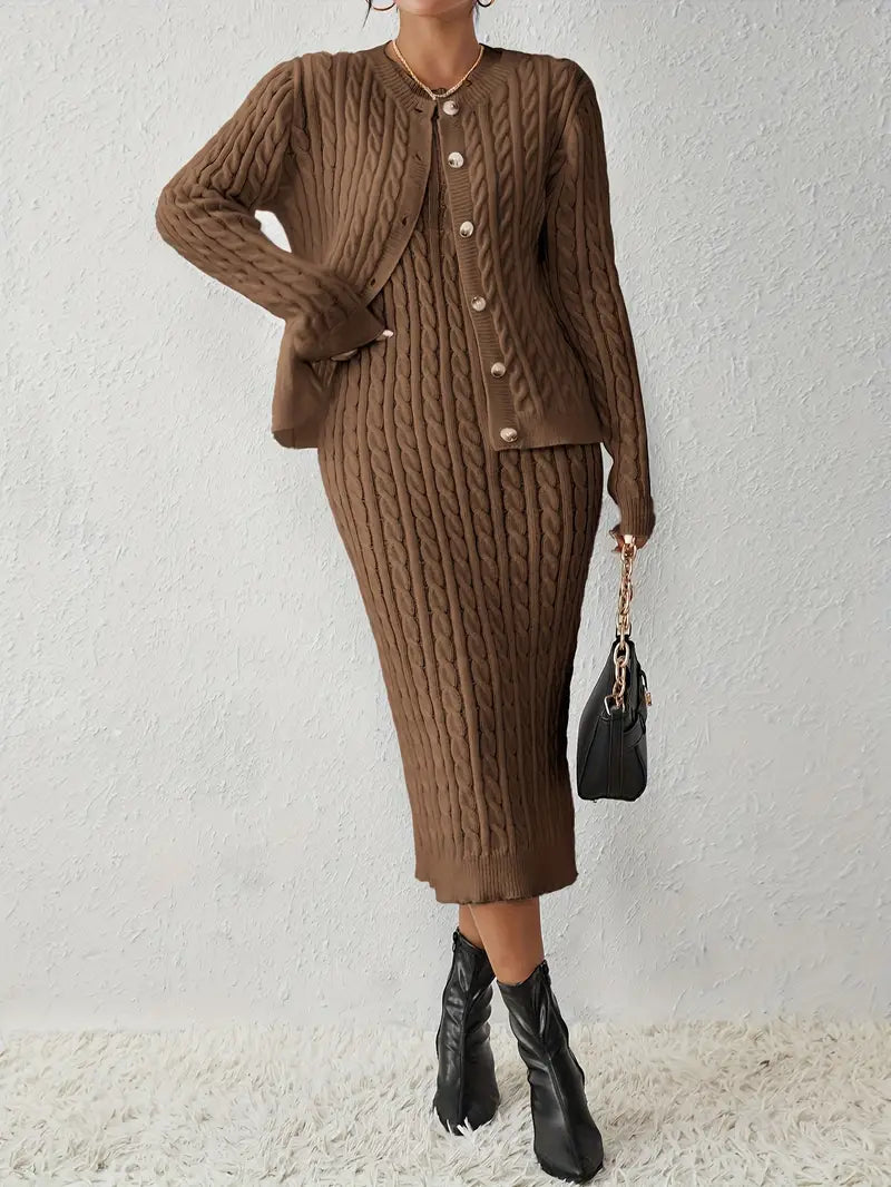 2-Piece Cardigan Set for Women