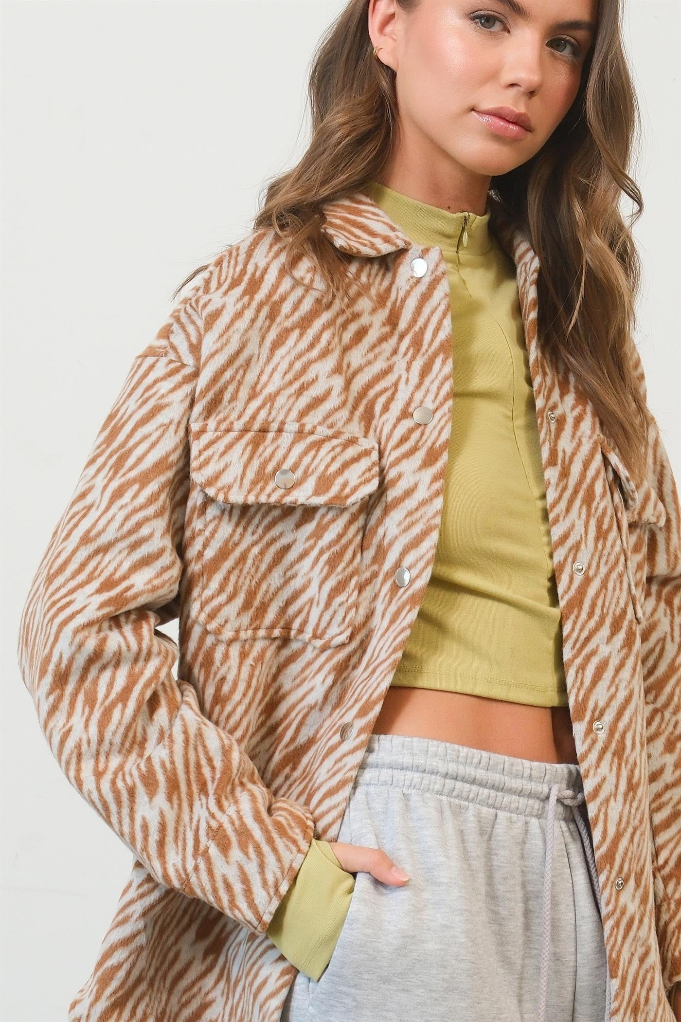 Daisy - Unique Zebra Print Jacket for Women