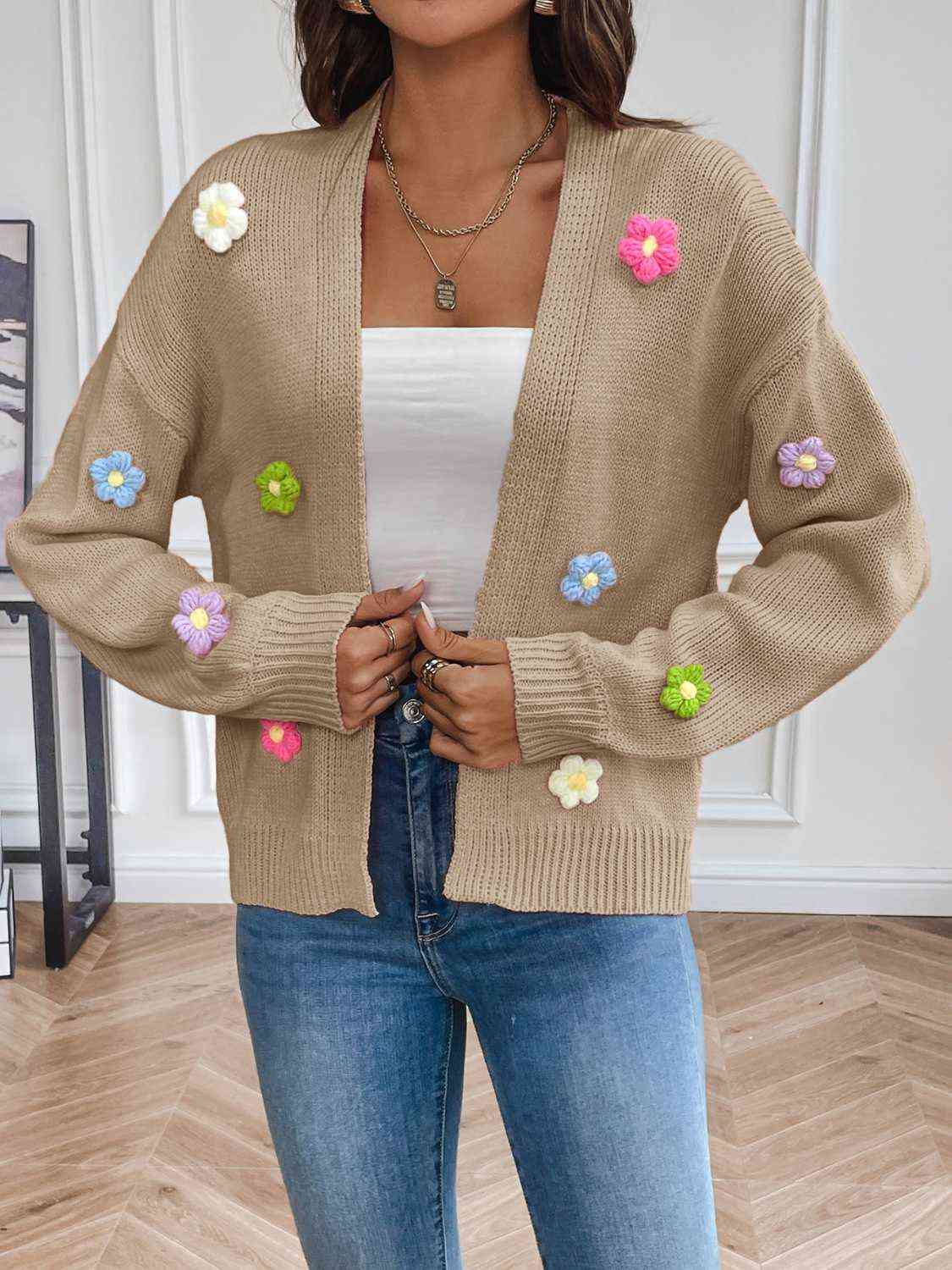 Lotje - Floral Cardigan for Women