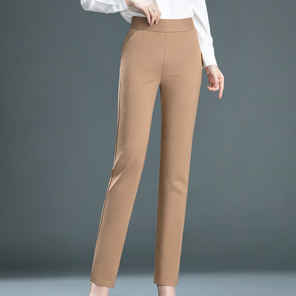 Abril - Stylish Straight-Leg Women's Trousers