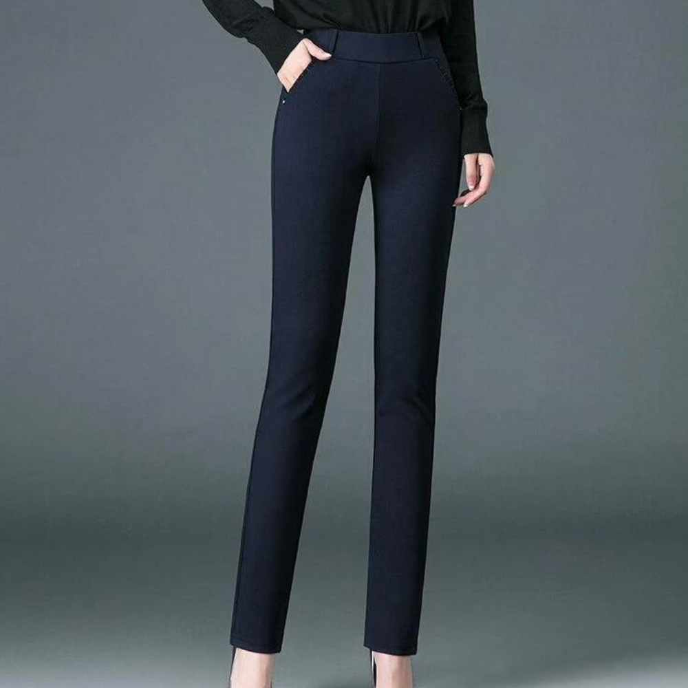 Abril - Stylish Straight-Leg Women's Trousers