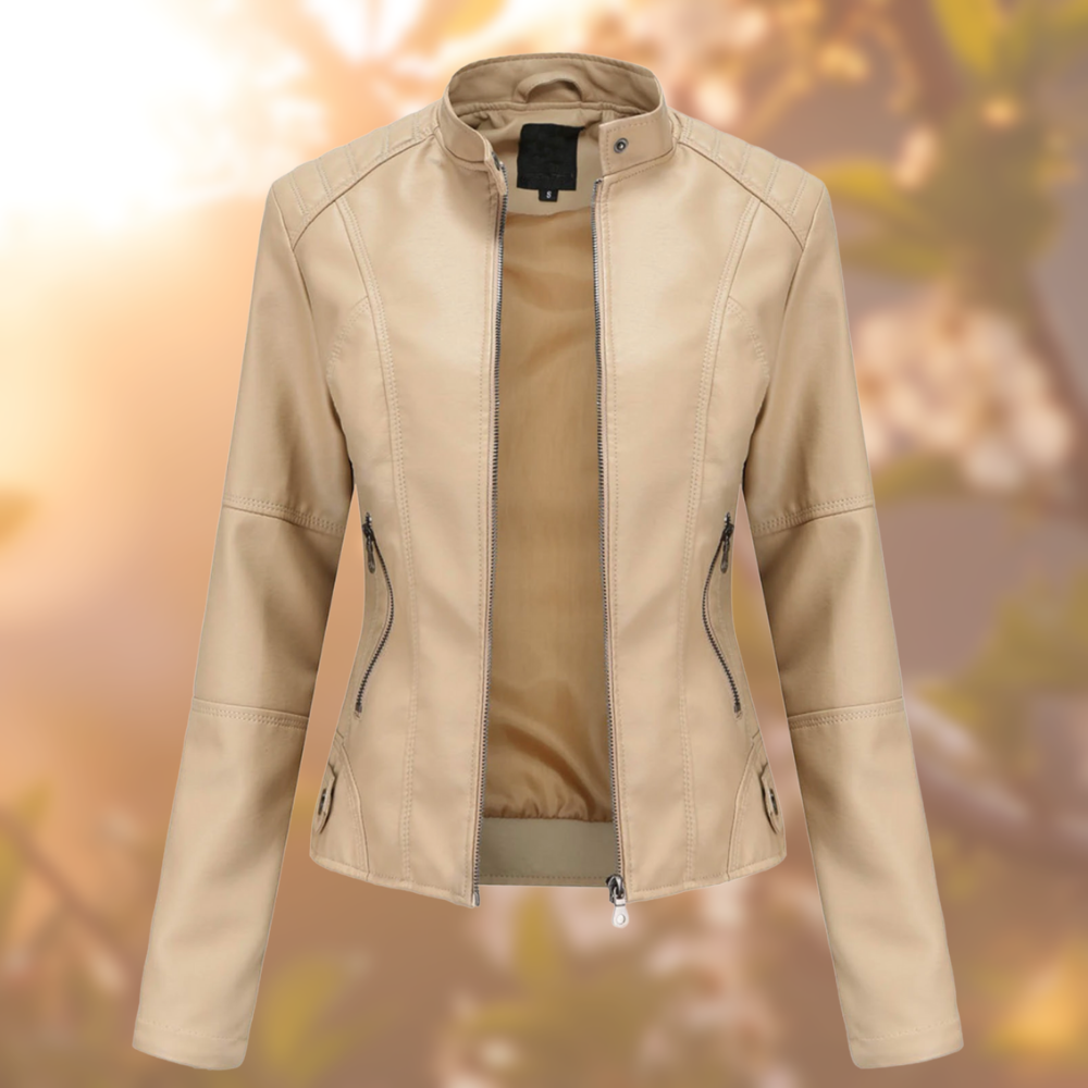 Tessie - Vintage Leather Women's Jacket