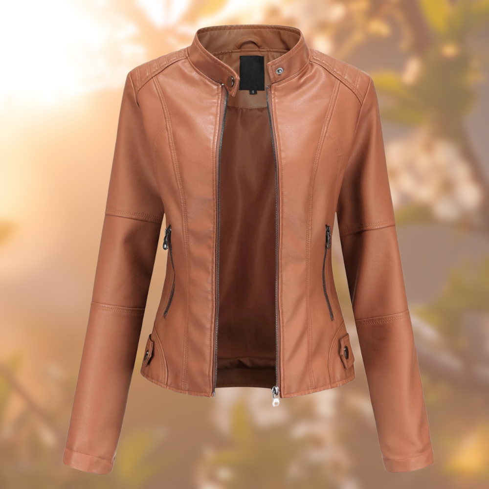 Tessie - Vintage Leather Women's Jacket