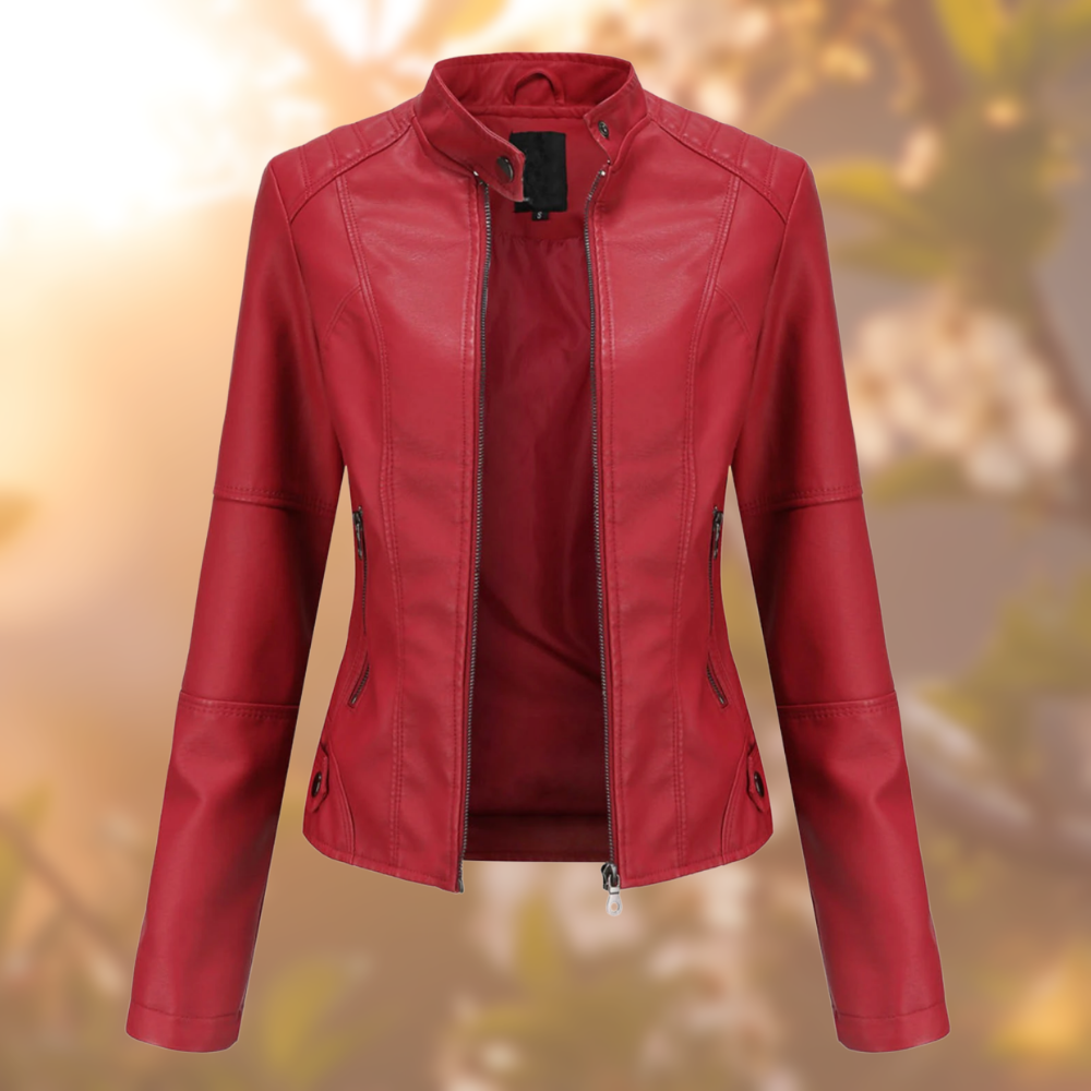 Tessie - Vintage Leather Women's Jacket