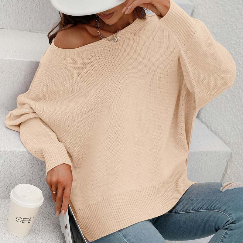 Kelly | Perfect Knitted Sweater in Solid Color for Women