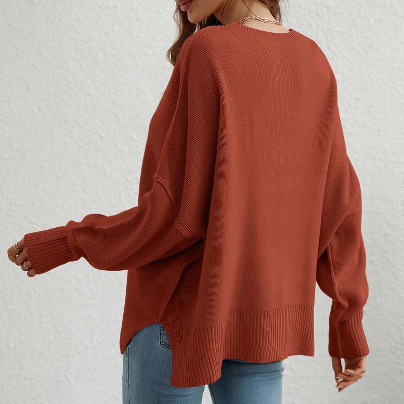 Kelly | Perfect Knitted Sweater in Solid Color for Women