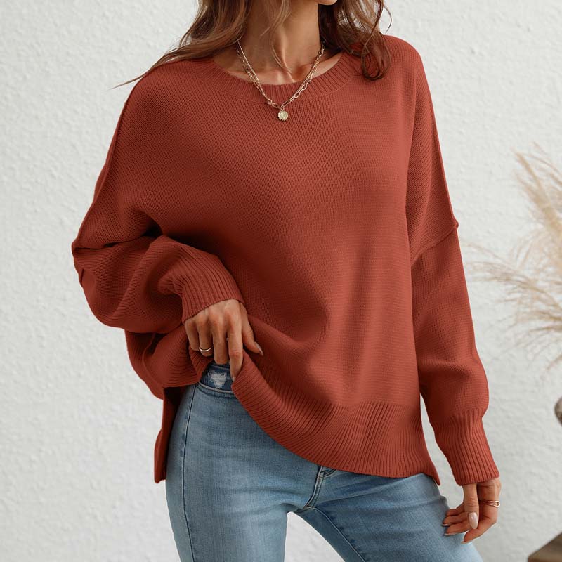 Kelly | Perfect Knitted Sweater in Solid Color for Women