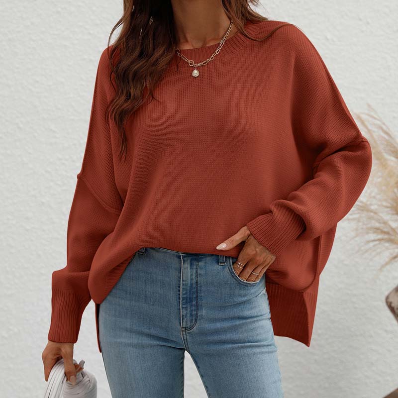 Kelly | Perfect Knitted Sweater in Solid Color for Women