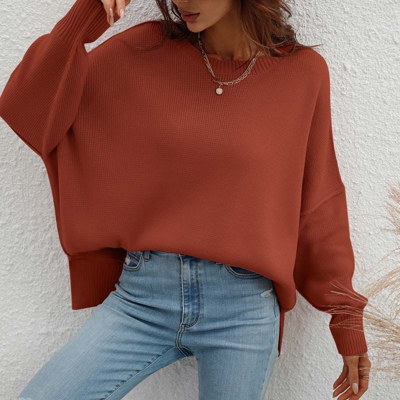 Kelly | Perfect Knitted Sweater in Solid Color for Women