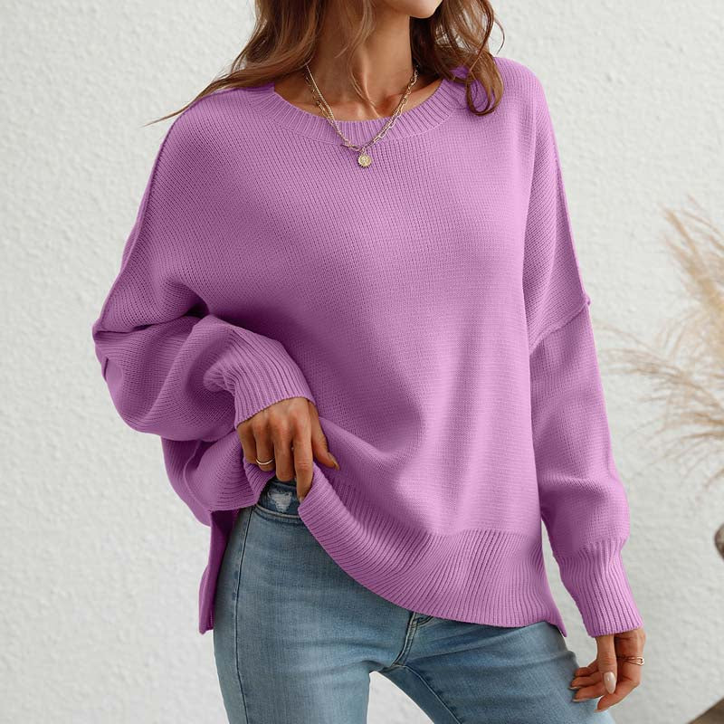 Kelly | Perfect Knitted Sweater in Solid Color for Women