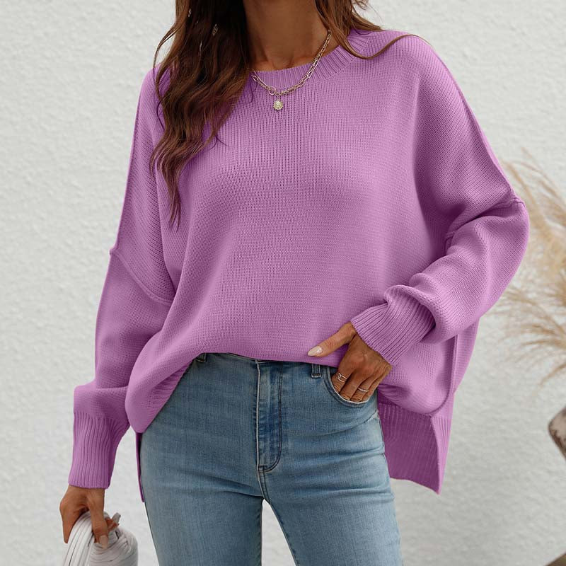 Kelly | Perfect Knitted Sweater in Solid Color for Women