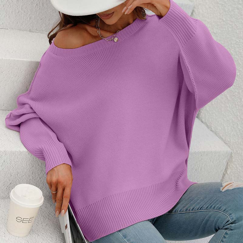 Kelly | Perfect Knitted Sweater in Solid Color for Women