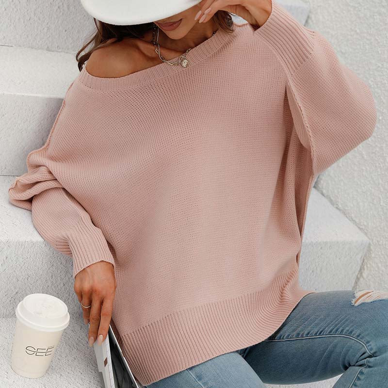 Kelly | Perfect Knitted Sweater in Solid Color for Women