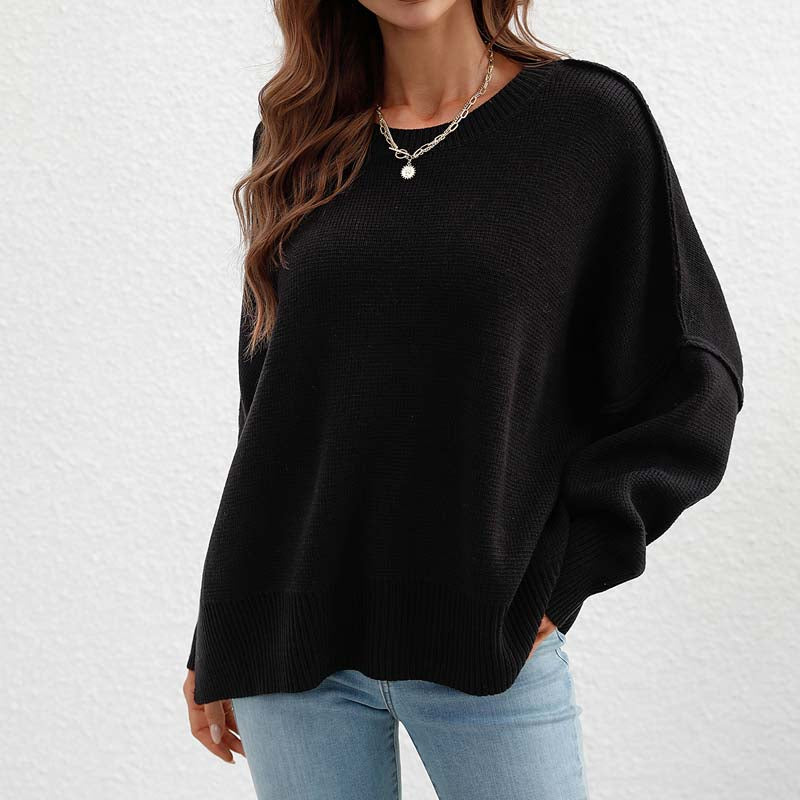 Kelly | Perfect Knitted Sweater in Solid Color for Women