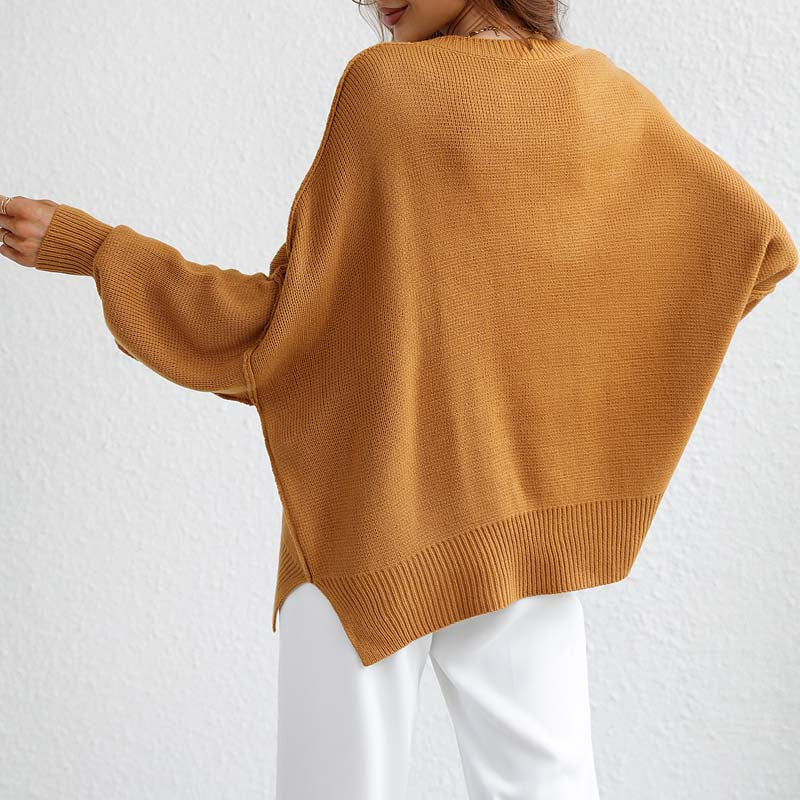 Kelly | Perfect Knitted Sweater in Solid Color for Women