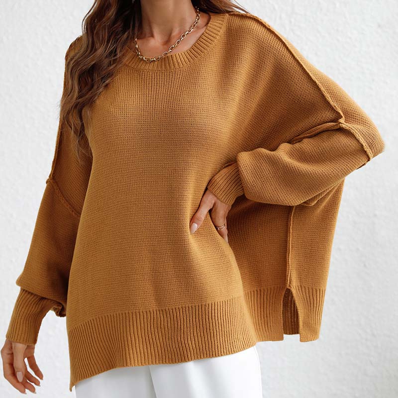 Kelly | Perfect Knitted Sweater in Solid Color for Women