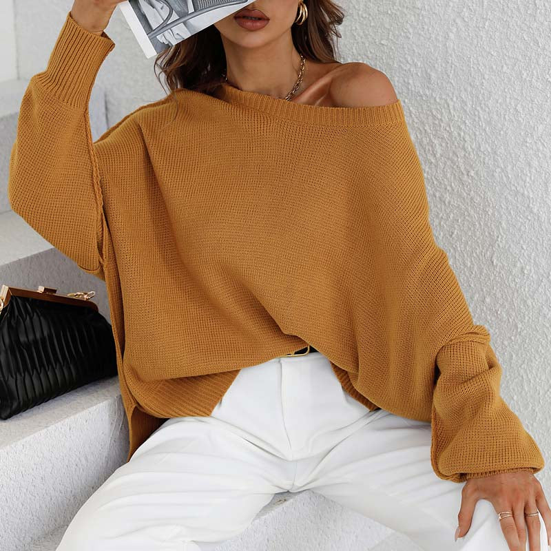 Kelly | Perfect Knitted Sweater in Solid Color for Women