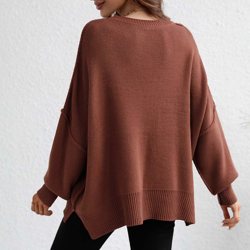 Kelly | Perfect Knitted Sweater in Solid Color for Women