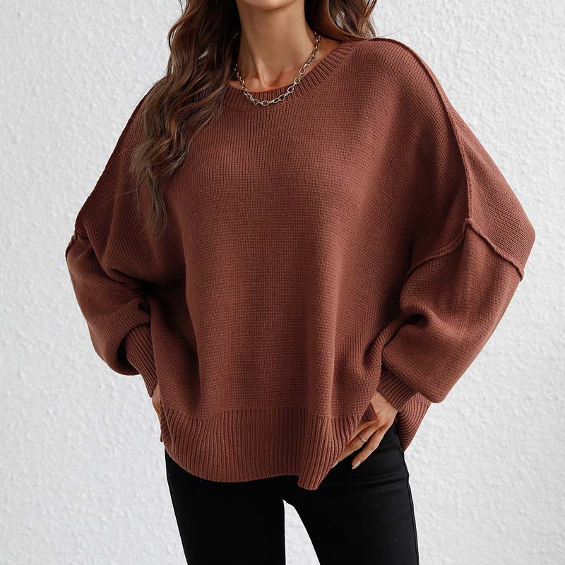 Kelly | Perfect Knitted Sweater in Solid Color for Women