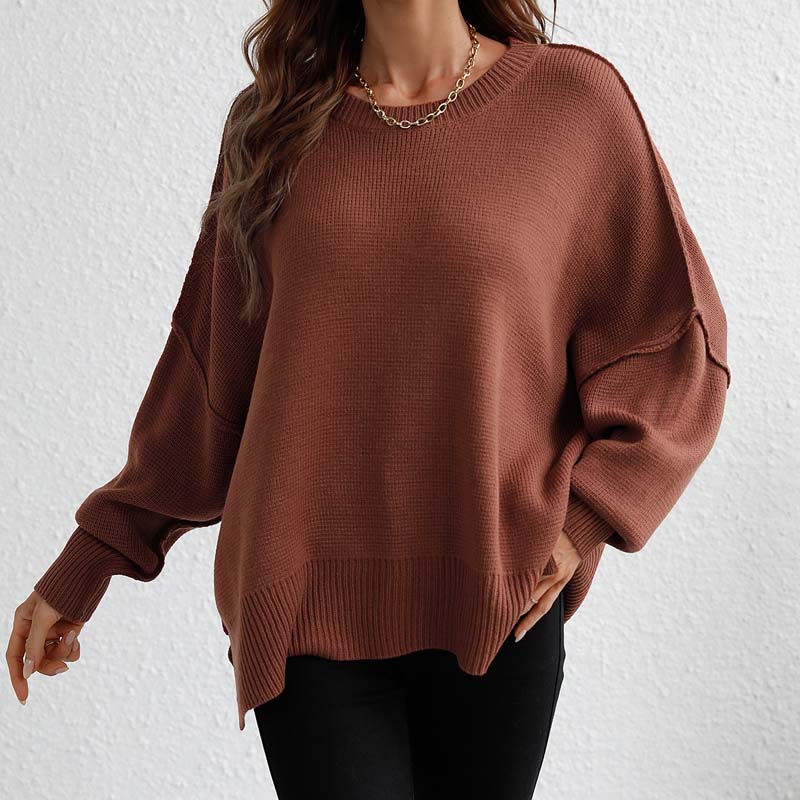 Kelly | Perfect Knitted Sweater in Solid Color for Women