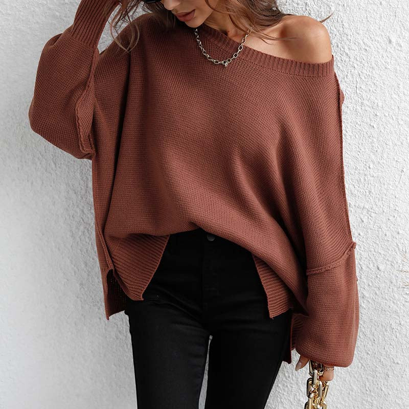 Kelly | Perfect Knitted Sweater in Solid Color for Women