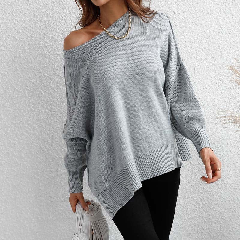 Kelly | Perfect Knitted Sweater in Solid Color for Women