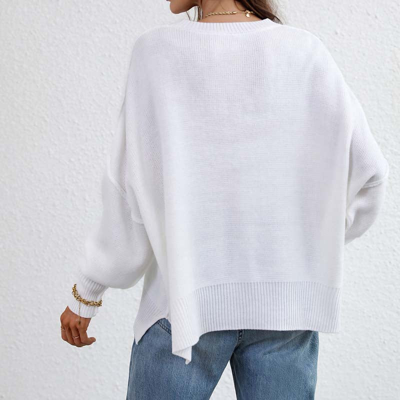 Kelly | Perfect Knitted Sweater in Solid Color for Women