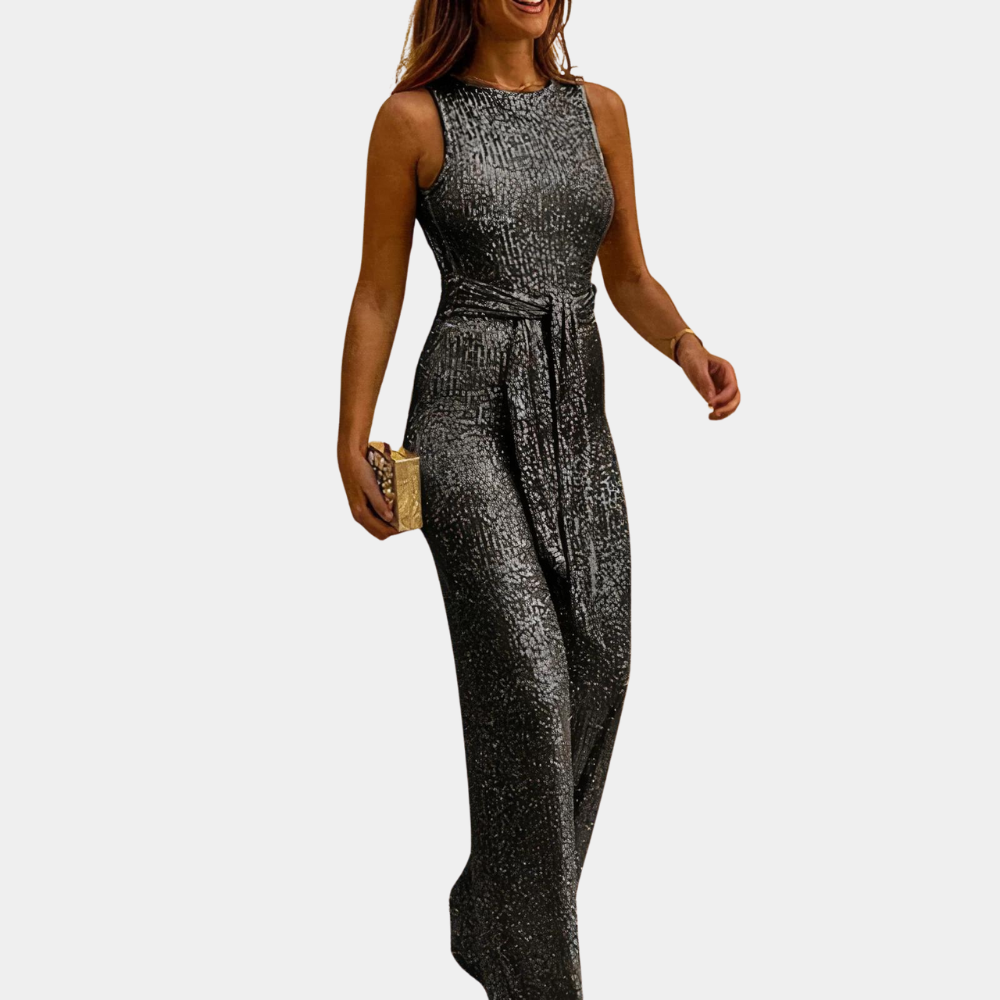 Monica – Glitter Jumpsuit for Women