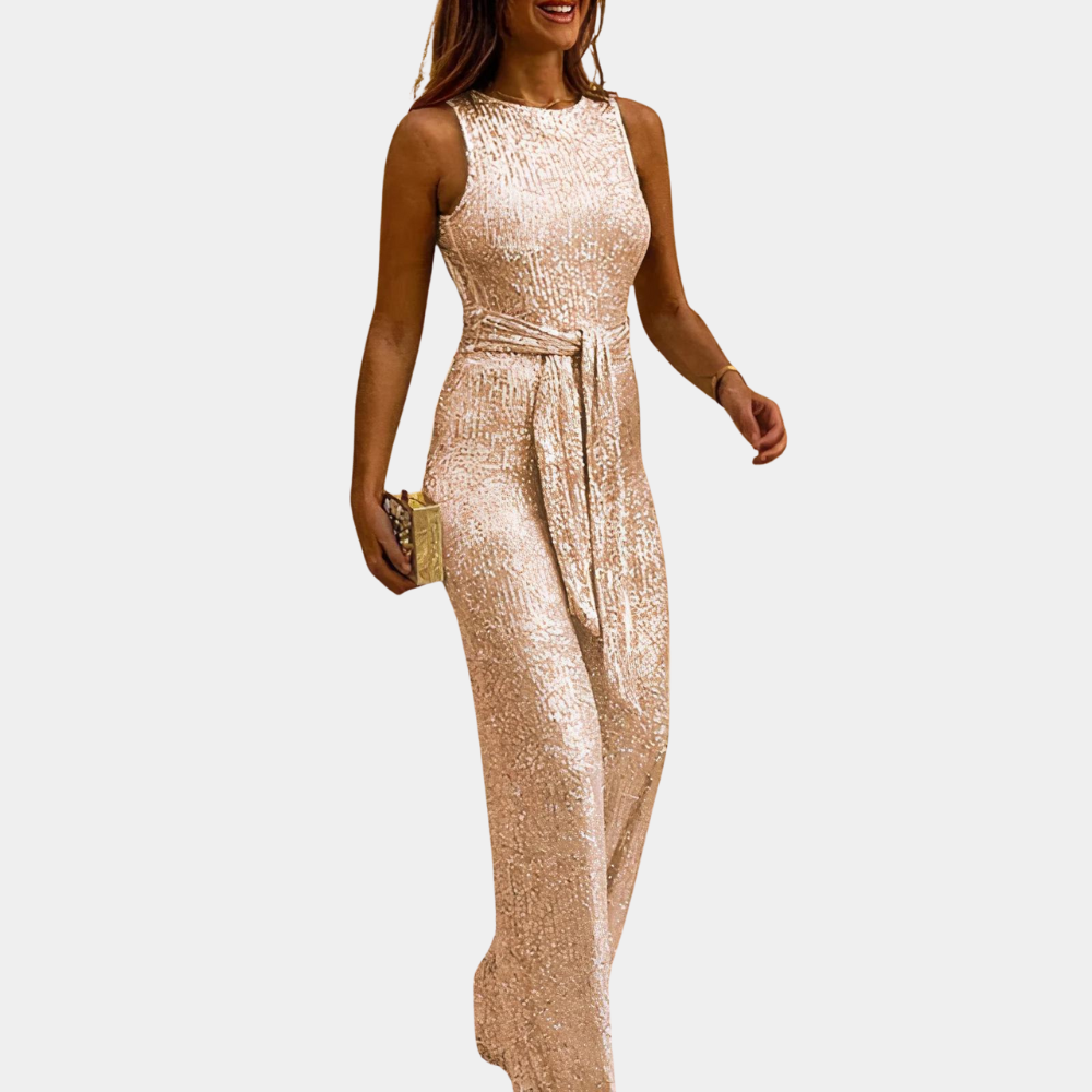 Monica – Glitter Jumpsuit for Women