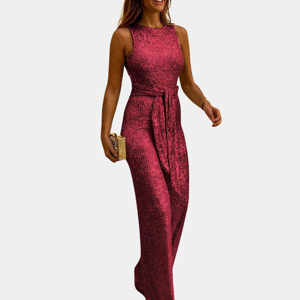 Monica – Glitter Jumpsuit for Women