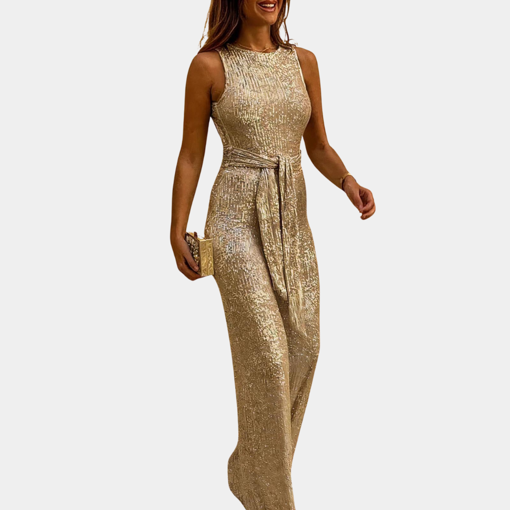 Monica – Glitter Jumpsuit for Women