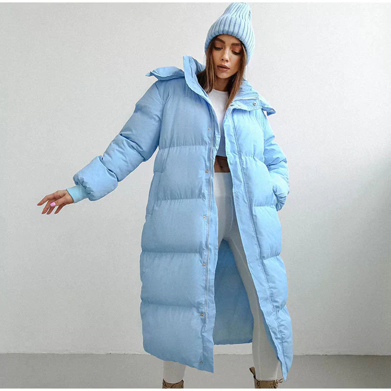 Abigail - Long Padded Winter Coat for Women